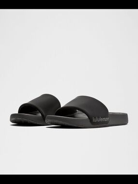 Lululemon Black Slide Sandals